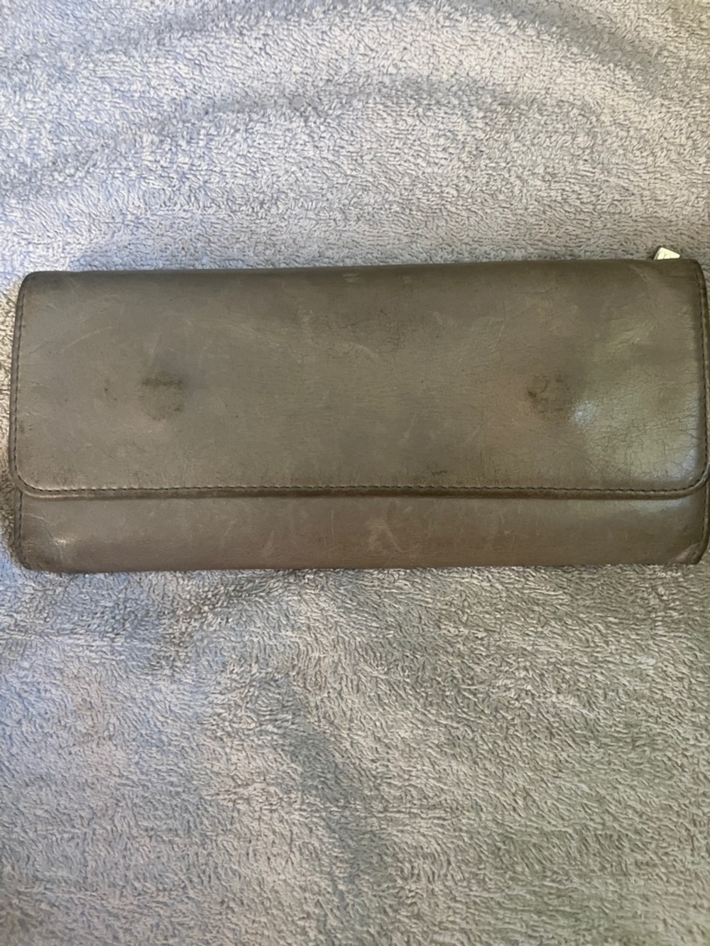 HOBO Brown Leather and a black leather Clutch Wallet